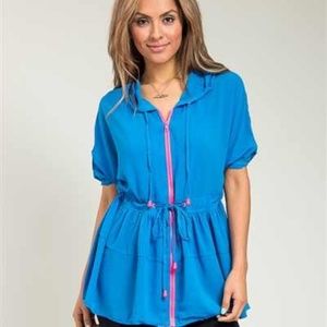 Semi Sheer Silk Jacket